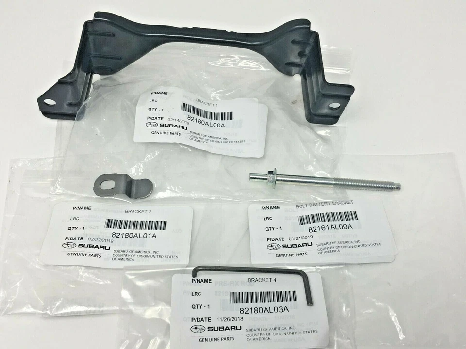 Genuine Subaru Battery Tie Down Holder & RODS Clamp Kit 2015-2019 Outback Legacy - Image 1 of 1