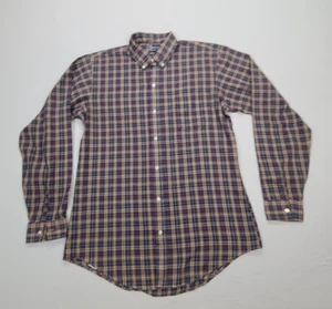 DeeCee Shirt Mens Large Tall Brown Button Up Long Sleeve Stylish Outdoors - Picture 1 of 6