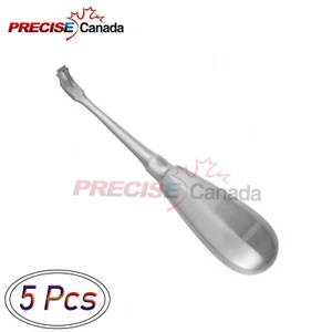 JUEGO DE 5 INSTRUMENTOS DENTALES REMOVEDOR DE CORONA OFFSET MANGO ELEVADOR - Imagen 1 de 2