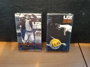 U2 - US Import Cassette Singles - Desire - When Love Comes To Town - NEW SEALED - Picture 1 of 5