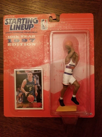 1997 Jason Kidd Phoenix Suns Starting Lineup - NBA Collectable Figure NIB Cover
