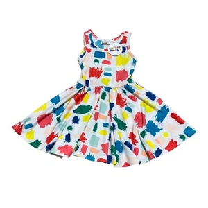 Dot Dot Smile NWT Toddler Girl Size 2T Paint Splash Tank Twirl Dress - Picture 1 of 6
