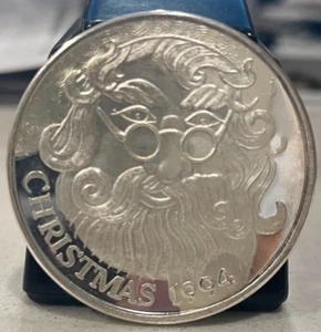 1994 1oz .999 Fine Silver Christmas Santa For Someone Special Round **Jennifer** - Picture 1 of 2