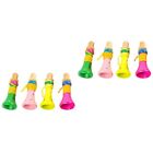  8 Pcs Wooden Small Horn Educational Toys for Kids Sensory Portable