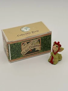 The Whimsical World of Pocket Dragons Red Ribbon Real Musgrave Figur - Bild 1 von 6