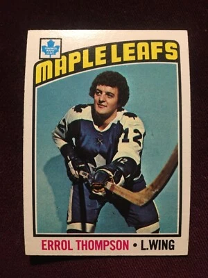 1976-77 Topps Maple Leafs Errol Thompson Hockey Card #259 - Image 1 of 2