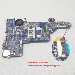 Genuine HP Pavilion G7-1310US Motherboard i3 CPU & Heatsink Fan DA0R13MB6E1 - Picture 1 of 4