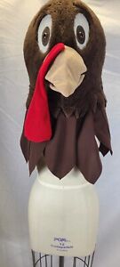 Turkey Head and Tail Costume Adult Thanksgiving Costume