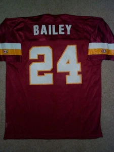 *IRREGULAR* Washington Redskins CHAMP BAILEY nfl VINTAGE Jersey MENS/MEN'S (xl) - Picture 1 of 3