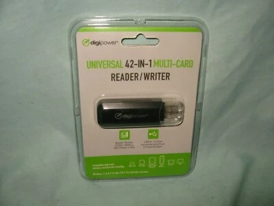 Digipower Universal 42-in-1 Multi Card Reader/ Writer USB plug in computer BL18 - Image 1 of 3