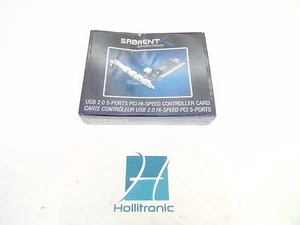 Sabrent USB Connector SBT-AL15Y 2.0 High Speed 5-Port PCI Controller Card - Picture 1 of 1