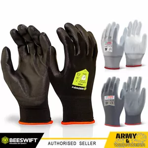 20 Pares X Beeswift PUGGY Poliuretano Palma Revestido Nylon Forro Precision Grip - Imagen 1 de 4