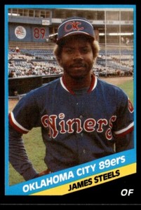1988 CMC Oklahoma City 89ers James Steels Oklahoma City 89ers #24