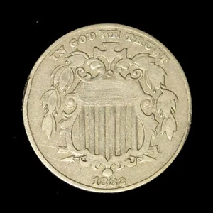 1882 5c Shield Nickel-Rays - Free Shipping USA - Picture 1 of 3