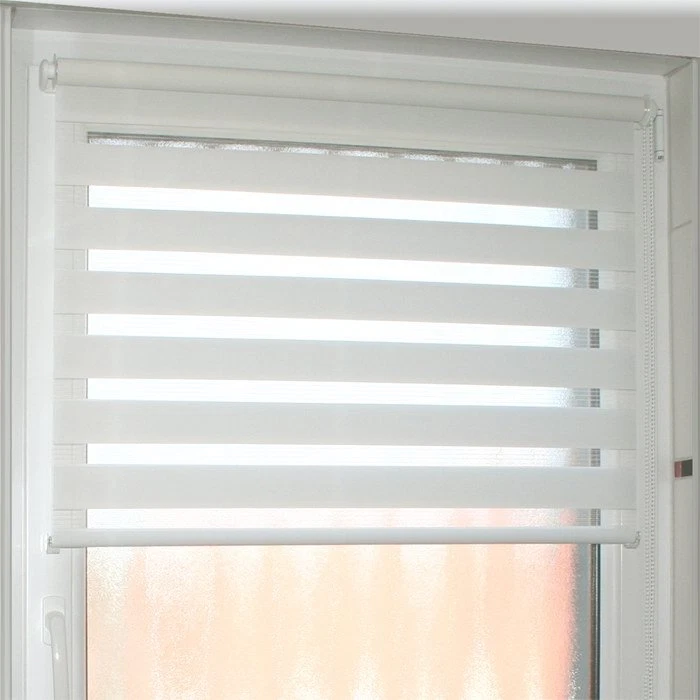 Doppelrollos / Duo-Rollos in weiß als Klemmrollos ohne Bohren, viele Größen - Bild 1 von 1