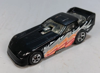De colección 1977 Hot Wheels Funny Car Dragster negro Foto 1 de 4