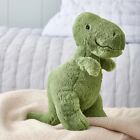 🌟 Jellycat Fossilly T-Rex Green Soft Dinosaur Plush Toy New With Tag 🦖