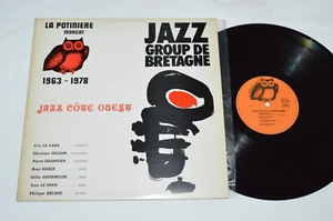 JAZZ GROUP DE BRETAGNE Jazz Cote Ouest LP 1978 La Potiniere POT-304 VG+/VG+ - Picture 1 of 4
