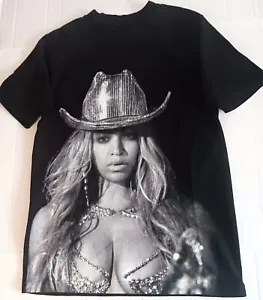 Beyoncé Renaissance Tour T-Shirt Gesicht Cowboy Hut RWT 2023 Small siehe Maße - Bild 1 von 7