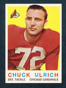 1959 TOPPS Football #57 CHUCK ULRICH EXMT+ - Picture 1 of 2
