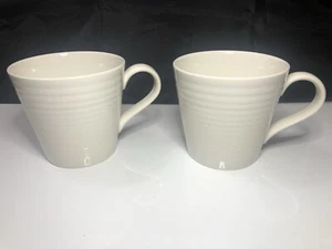 Set Of 2 Royal Doulton Gordon Ramsey Maze White Mug Coffee 12 oz - Picture 1 of 5