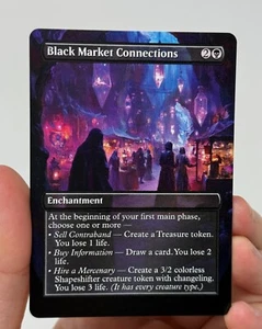 Tarjeta proxy Black Market Connections con arte diseñado a medida - Imagen 1 de 2