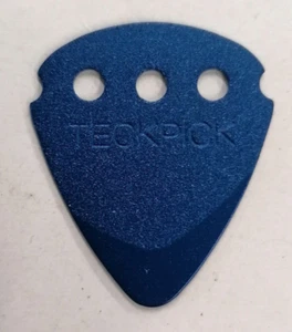 Jim Dunlop Teckpick Plettro Chitarra Alluminio Anodizzato Blu Alluminium - Foto 1 di 1