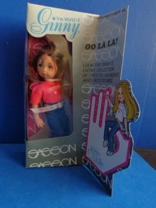 1981 SASSON 8" GINNY DOLL- BRUNETTE- NRFB - Picture 1 of 6