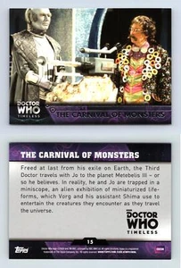 The Carnival Of Monsters #15 Doctor Who Timeless 2016 Topps Trading Card - Picture 1 of 1