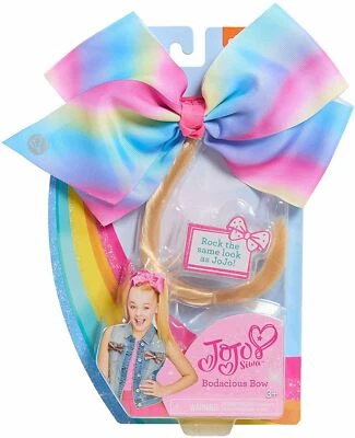 JoJo Siwa Bodacious Arco Iris Color 8 pulgadas Con Extensión de Cabello Rubio NUEVO Foto 1 de 3