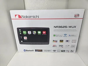 NEW Nakamichi NA3625-WUX 10.1" Mechless Receiver Wireless Carplay & Android - Picture 1 of 3