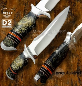 Model # 5361 Impact Cutlery Custom D2 Steel Bowie Knife with Resin Handle - Picture 1 of 11