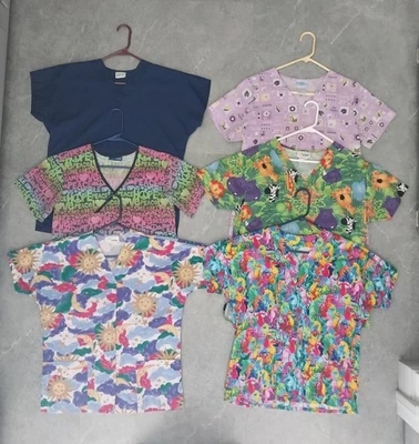 Womens Medical Scrub Tops Size Small $9 Each Your Choice - Image 1 of 4