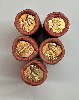 1966 P Lincoln Memorial Penny Roll Uncirculated Brinks wrapped ( Errors?) #A374 - Image 1 of 3