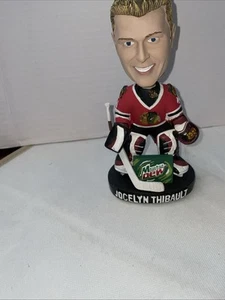 Chicago Blackhawks Jocelyn Thibault Wackelkopf Top Zustand sicherer Versand - Bild 1 von 24