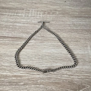Antique Art Deco Solid Silver Graduated Double Albert Chain & T Bar 34.8g - Picture 1 of 13