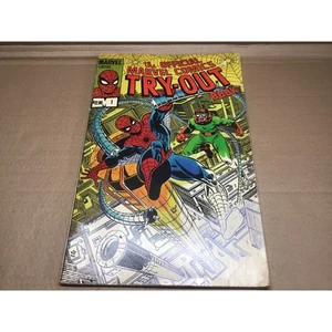 1983 Marvel TRY-OUT Contest Book #1 NON MARCATO Mark Bagley Spider-Man 11x17 INUTILIZZATO - Foto 1 di 8