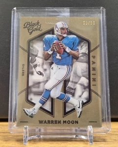 Warren Moon 2016 Panini negro dorado reverso negro dorado/10 #31 engrasadores patio SSP - Imagen 1 de 2