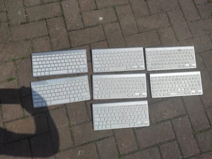 Apple A1314 (MC184LL/A) Kabellose Tastaturen - Silber X7 ungetestet Restposten - Bild 1 von 11