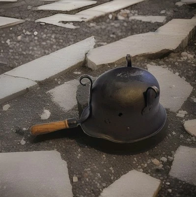 Authentic WWII WW2 German Wehrmacht Army M42 Steel Combat Helmet Stahlhelm  - Image 1 of 4