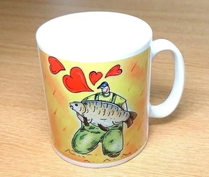 Fishing Mug Coffee Cup Carp Fishing Present Orca Coatings Custom Unique Design 1 - Picture 1 of 7