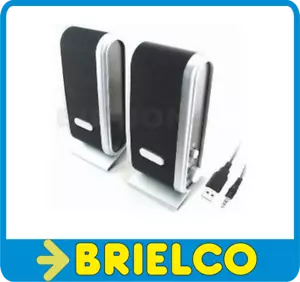ALTAVOCES MULTIMEDIA PC PORTATIL TV USB RMS 1WX2CH 45DB 2X2,5 PULGADAS BD123 - Imagen 1 de 1