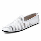 Mens Hollow Out Sandals Pumps Slip On Business Dress Loafers Casual Flats Shoes