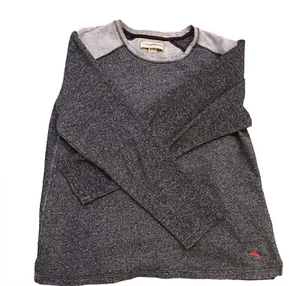 Tommy Bahama Mens Black-Heather Lightweight Crew Neck Pullover Sweater Size XL - Picture 1 of 7