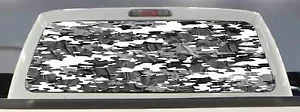 CAMO CAMOUFLAGE PICKUP TRUCK REAR WINDOW GRAPHIC DECAL TINT HUNTER SNOW CLOTH - Picture 1 of 5