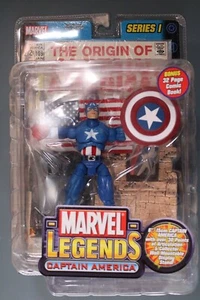 Captain America | 2002 Toy Biz Marvel Legends Series 1 | NIB - Picture 1 of 2