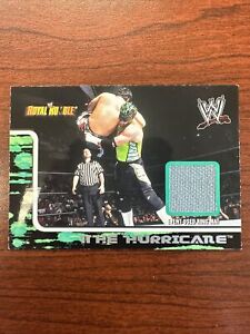 2002 Fleer WWE Royal Rumble Memorabilia Mat Relic #NNO The Hurricane