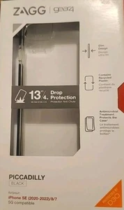 ZAGG Gear4 Piccadilly Case - iPhone SE (2020-2022)/8/7 - Clear Black - Picture 1 of 1