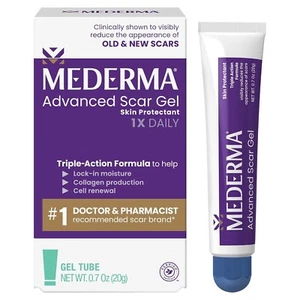 Mederma Advanced Scar Gel Skin Protectant Reduce Appearance Of Old & New Scars - Picture 1 of 10