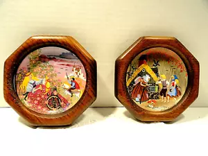 Reutter Barbara Furstenhofer W Germany Nursery Rhyme Plate Set of Two - Picture 1 of 7
